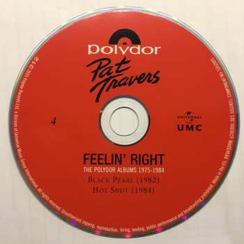 4CD Pat Travers: Feelin' Right - The Polydor Albums 1975-1984 