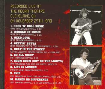CD Pat Travers: Heat In The Street Tour 1978