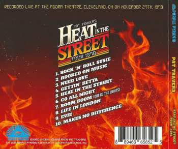 CD Pat Travers: Heat In The Street Tour 1978