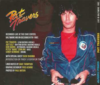 CD Pat Travers: Live In Baltimore 1982