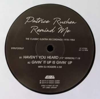 3LP Patrice Rushen: Remind Me (The Classic Elektra Recordings 1978-1984)
