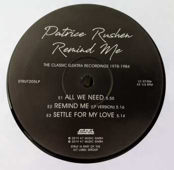 3LP Patrice Rushen: Remind Me (The Classic Elektra Recordings 1978-1984)