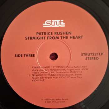 2LP Patrice Rushen: Straight From The Heart