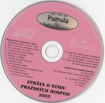 CD Patrola Šlapeto: Zpráva O Stavu Pražských Hospod 2003