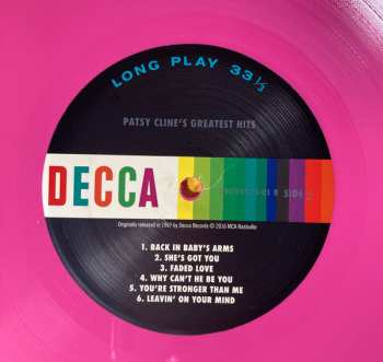 LP Patsy Cline: Greatest Hits CLR