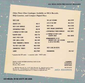 CD Patsy Cline: The Patsy Cline Story