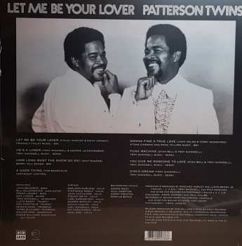 LP Patterson Twins: Let Me Be Your Lover