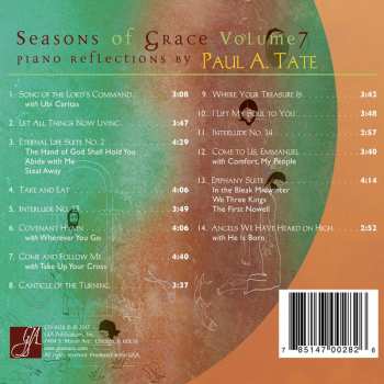 CD Paul A. Tate: Seasons Of Grace, Volume 7: Piano Reflections By Paul A. Tate