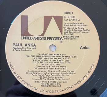LP Paul Anka: Anka
