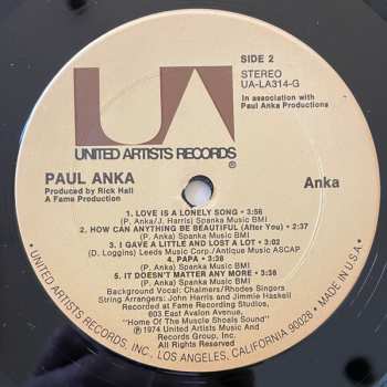 LP Paul Anka: Anka