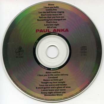 CD Paul Anka: Remember Diana