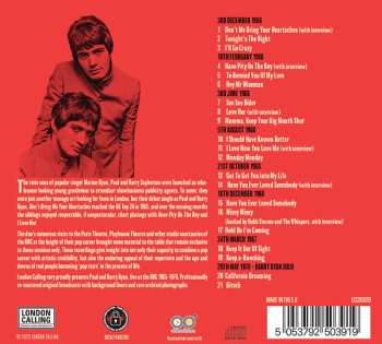 CD Paul & Barry Ryan: Live On Air 1965 1970 DIGI
