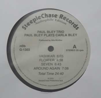 LP Paul Bley: Paul Bley Plays Carla Bley CLR