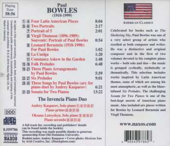 CD Paul Bowles: Complete Piano Works • 1
