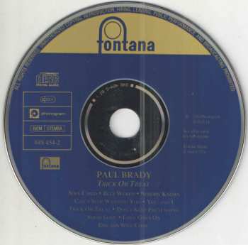 CD Paul Brady: Trick Or Treat