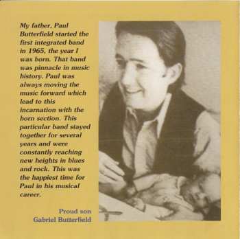 2CD Paul Butterfield: Live New York 1970