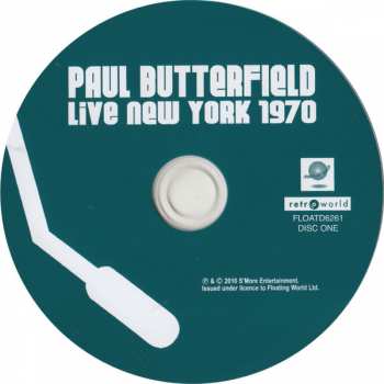 2CD Paul Butterfield: Live New York 1970