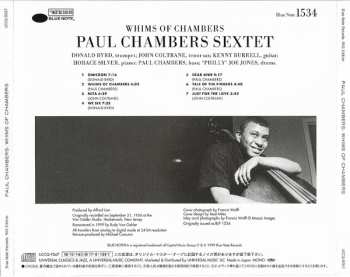 CD Paul Chambers Sextet: Whims Of Chambers