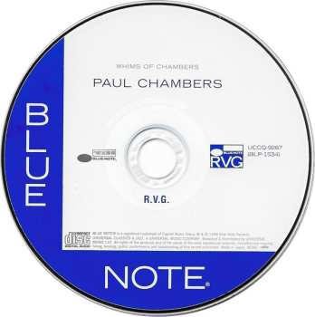 CD Paul Chambers Sextet: Whims Of Chambers