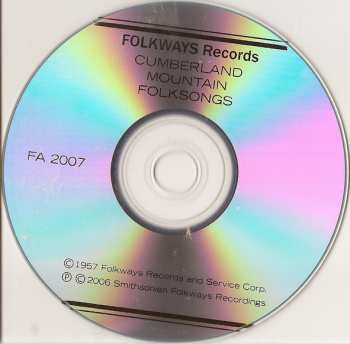 CD Paul Clayton: Cumberland Mountain Folksongs Sung By Paul Clayton With Guitar And Dulcimer Accompaniment