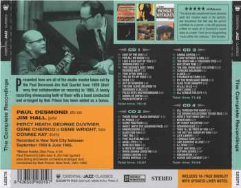 4CD/Doos Paul Desmond Jim Hall Quartet: Complete Recordings