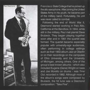 4CD/Doos Paul Desmond Jim Hall Quartet: Complete Recordings