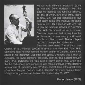 4CD/Doos Paul Desmond Jim Hall Quartet: Complete Recordings