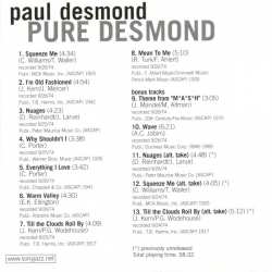 CD Paul Desmond: Pure Desmond