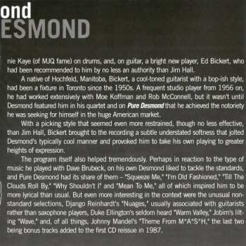 CD Paul Desmond: Pure Desmond
