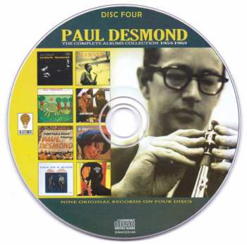 4CD/Doos Paul Desmond: The Complete Albums Collection 1953-1963