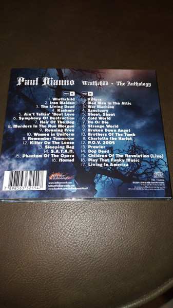 2CD Paul Di'anno: Wrathchild - The Anthology