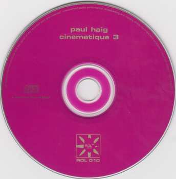 CD Paul Haig: Cinematique 3