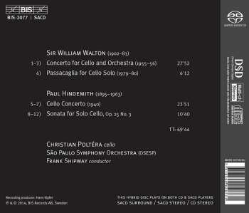CD/SACD Paul Hindemith: Cello Concertos