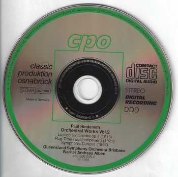 6CD/Doos Paul Hindemith: Complete Orchestral Works