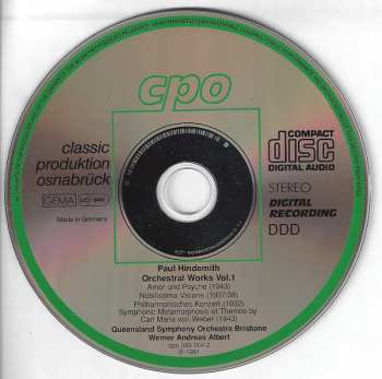 6CD/Doos Paul Hindemith: Complete Orchestral Works