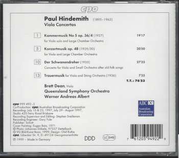 4CD/Doos Paul Hindemith: Complete Orchestral Works 3