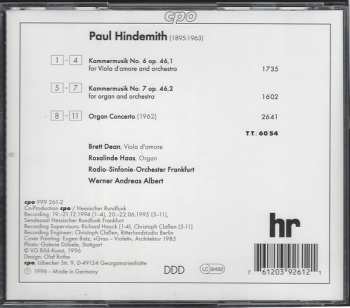 4CD/Doos Paul Hindemith: Complete Orchestral Works 3