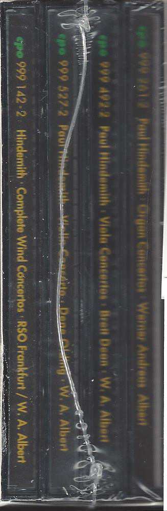 4CD/Doos Paul Hindemith: Complete Orchestral Works 3