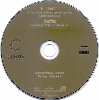 CD Antonín Dvořák: Hindemith — Klaviermusik Mit Orchester (For Piano Left Hand); Dvorák — Symphony No. 9 "From The New World"