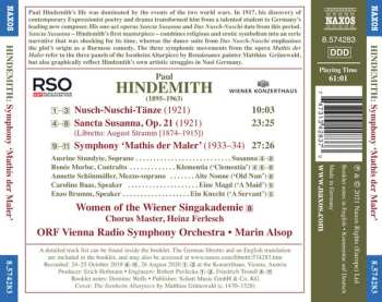 CD Paul Hindemith: Hindemith: Symphony 'Mathis Der Maler' / Nusch-Nuschi Tänze • Sancta Susanna