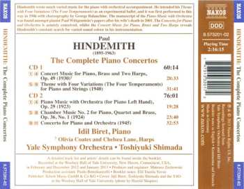 2CD Paul Hindemith: Hindemith (The Complete Piano Concertos)