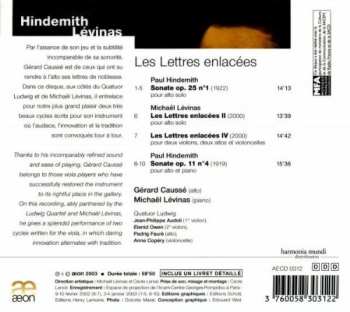 CD Paul Hindemith: Les Lettres Enlacées