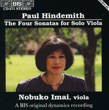 CD Paul Hindemith: The Four Sonatas For Solo Viola