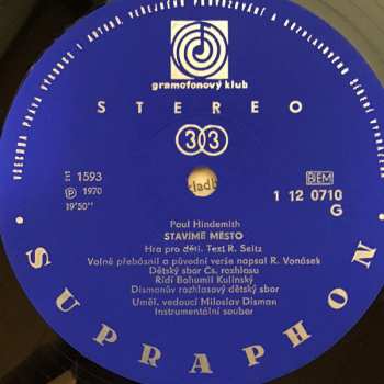 LP Paul Hindemith: Stavíme Město