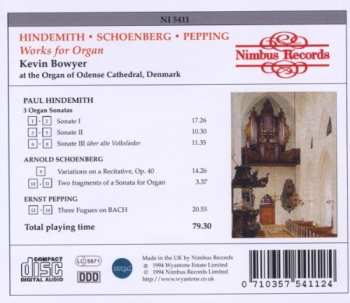 CD Paul Hindemith: Works For Organ