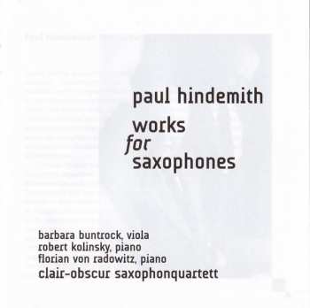 CD Paul Hindemith: Works For Saxophones