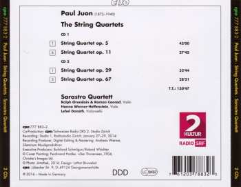 2CD Paul Juon: Complete String Quartets