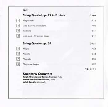 2CD Paul Juon: Complete String Quartets