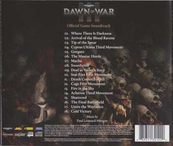 CD Paul Leonard Morgan: Warhammer 40,000: Dawn Of War III - Official Game Soundtrack