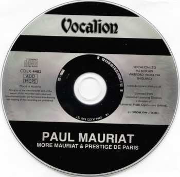 CD Paul Mauriat: More Mauriat & Prestige De Paris